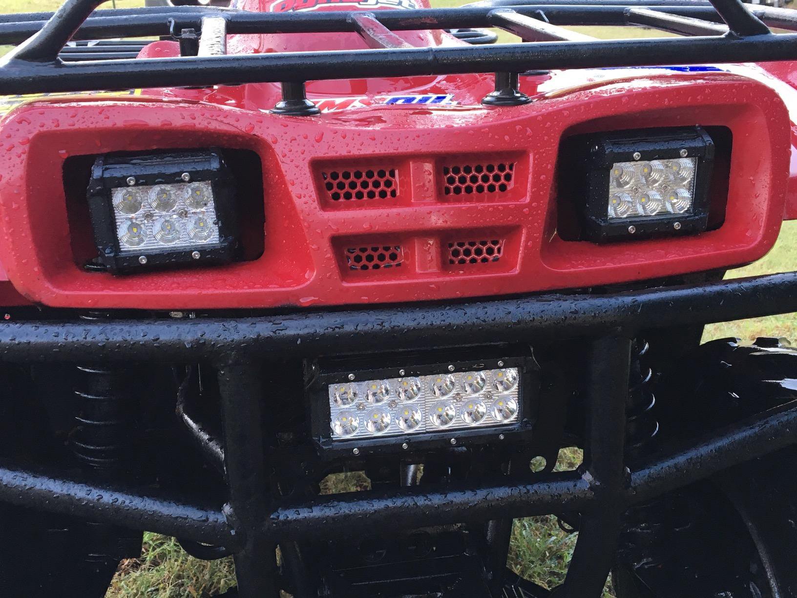 Willpower 2x18w 4 inch Flood LED Work Light Bar for Truck Car ATV SUV 4X4 Jeep Truck Driving Lamp - Image 7