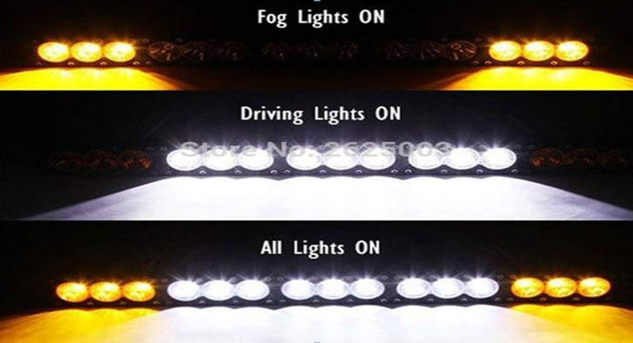 Willpower 2-Piece 6 Inch Single Row Amber LED Light Bar 30W Off-Road Light Bar Flood Beam LED Work Light Truck UTV 4x4 Cars SUVs ATVs Boats Fog Driving Light with Wiring Harness Kit - Image 8